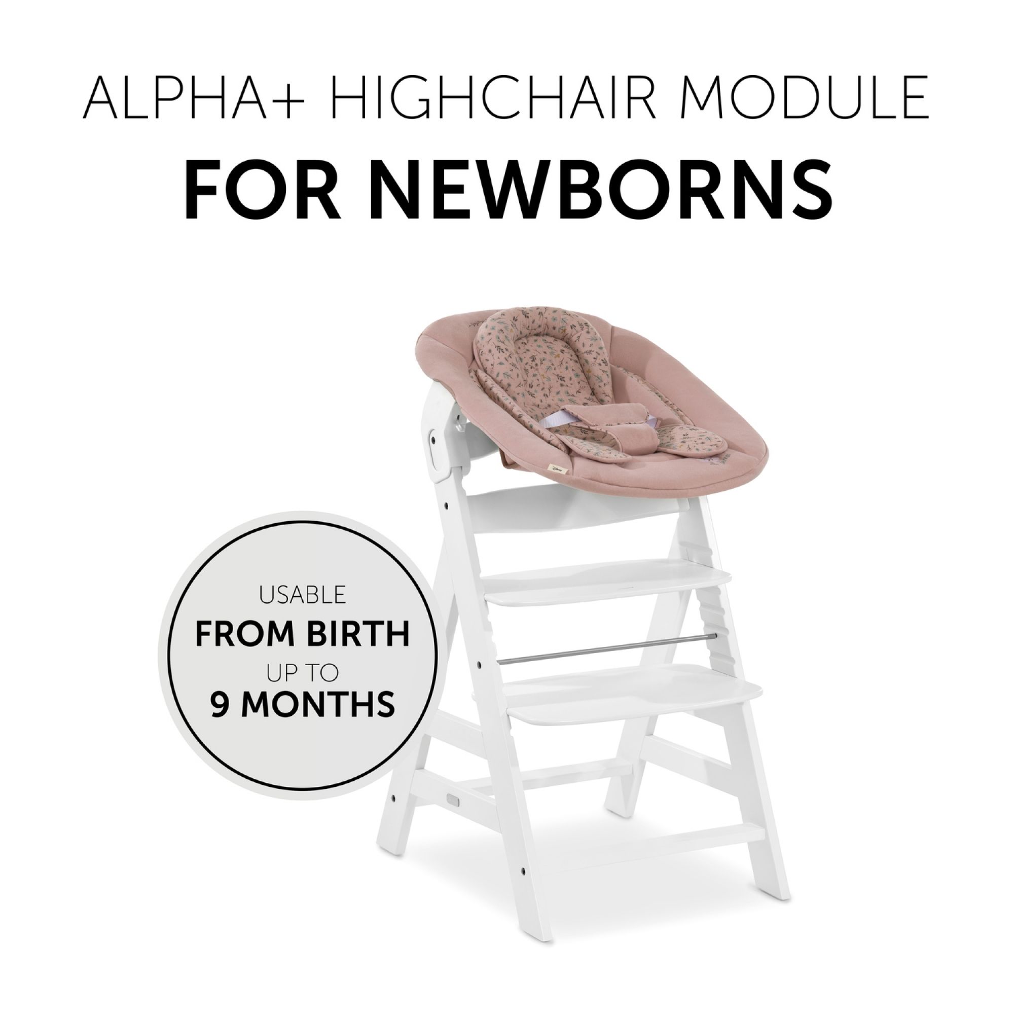 Transat balancelle pour chaise haute évolutive alpha 2en1 bambi