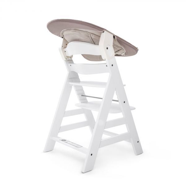 Transat balancelle pour chaise haute évolutive Alpha 2 en 1 marron