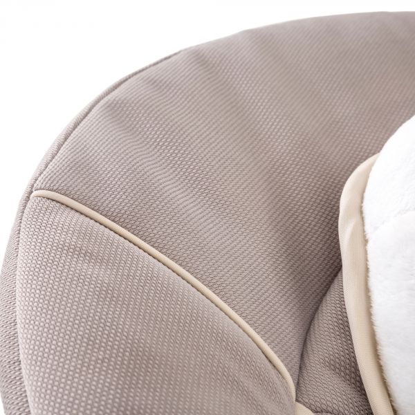 Transat balancelle pour chaise haute évolutive Alpha 2 en 1 marron