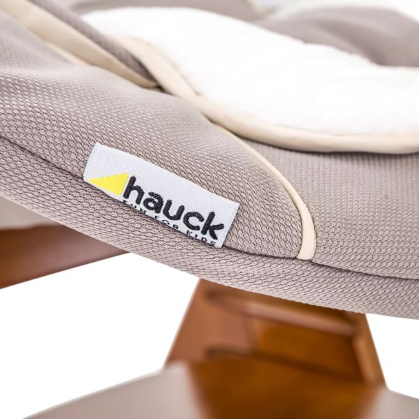 Transat balancelle pour chaise haute évolutive Alpha 2 en 1 marron