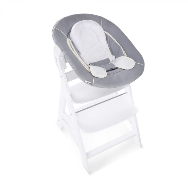 Transat balancelle pour chaise haute évolutive Alpha 2 en 1 gris