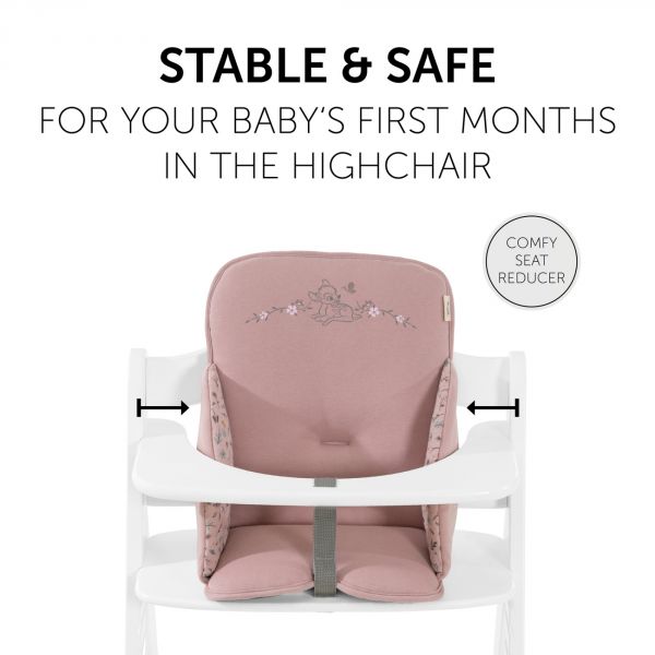 Coussin réducteur de chaise haute select Bambi rose