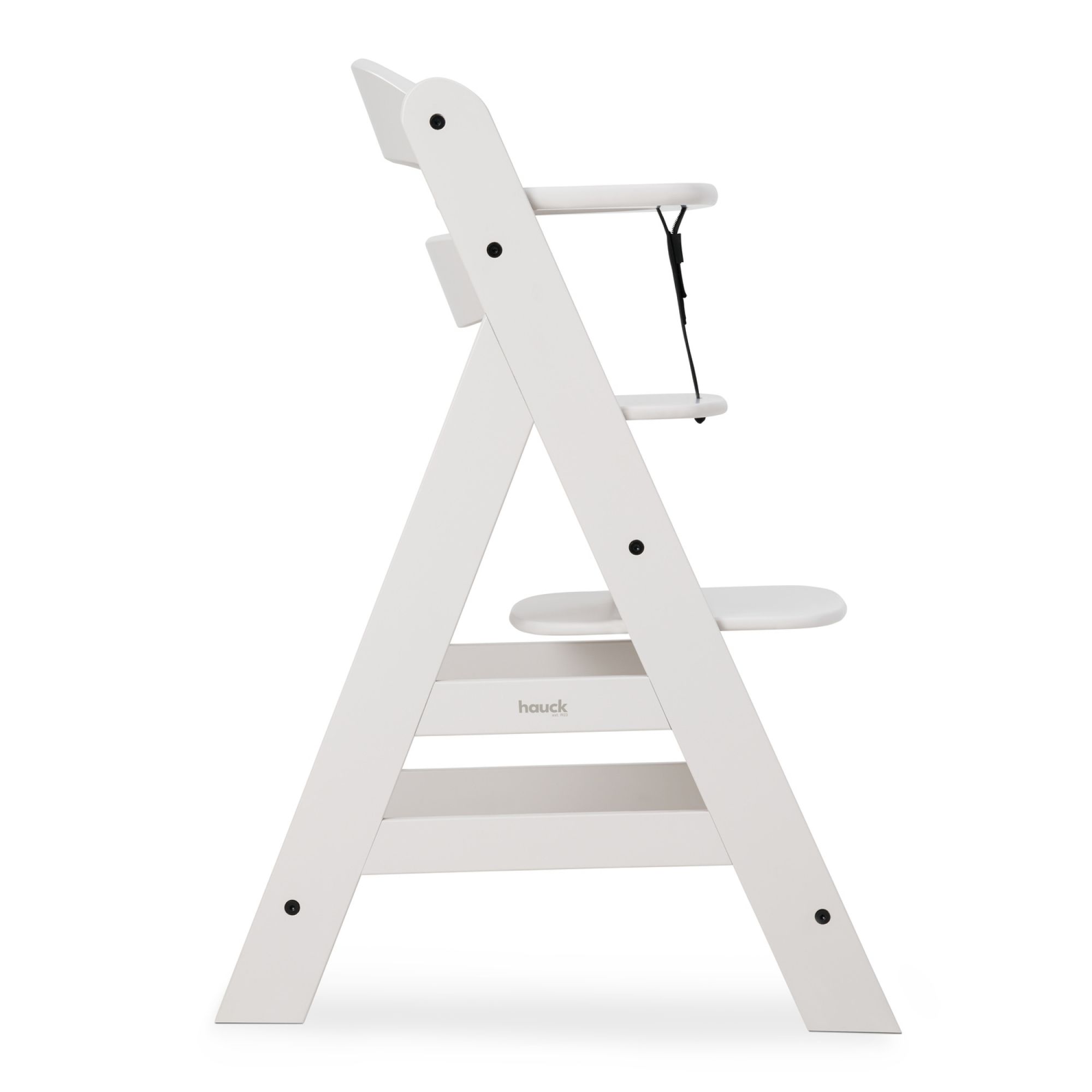 Hauck - Chaise Haute en Bois pour bébé Évolutive Alpha + / White