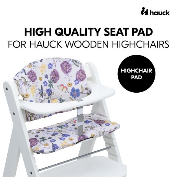 Coussin de chaise haute Alpha+ beige floral