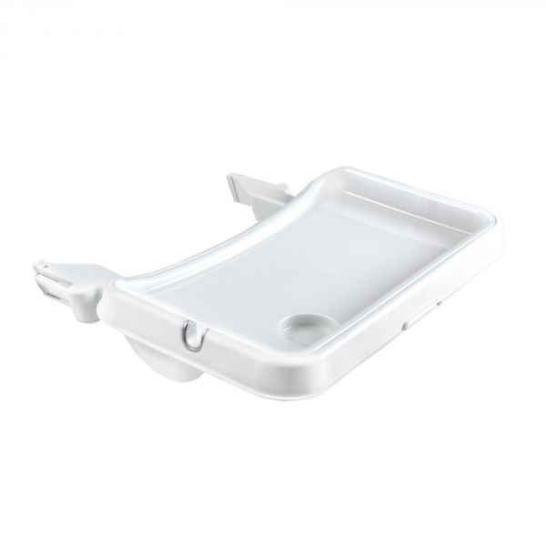 Tablette pour chaise haute alpha blanche