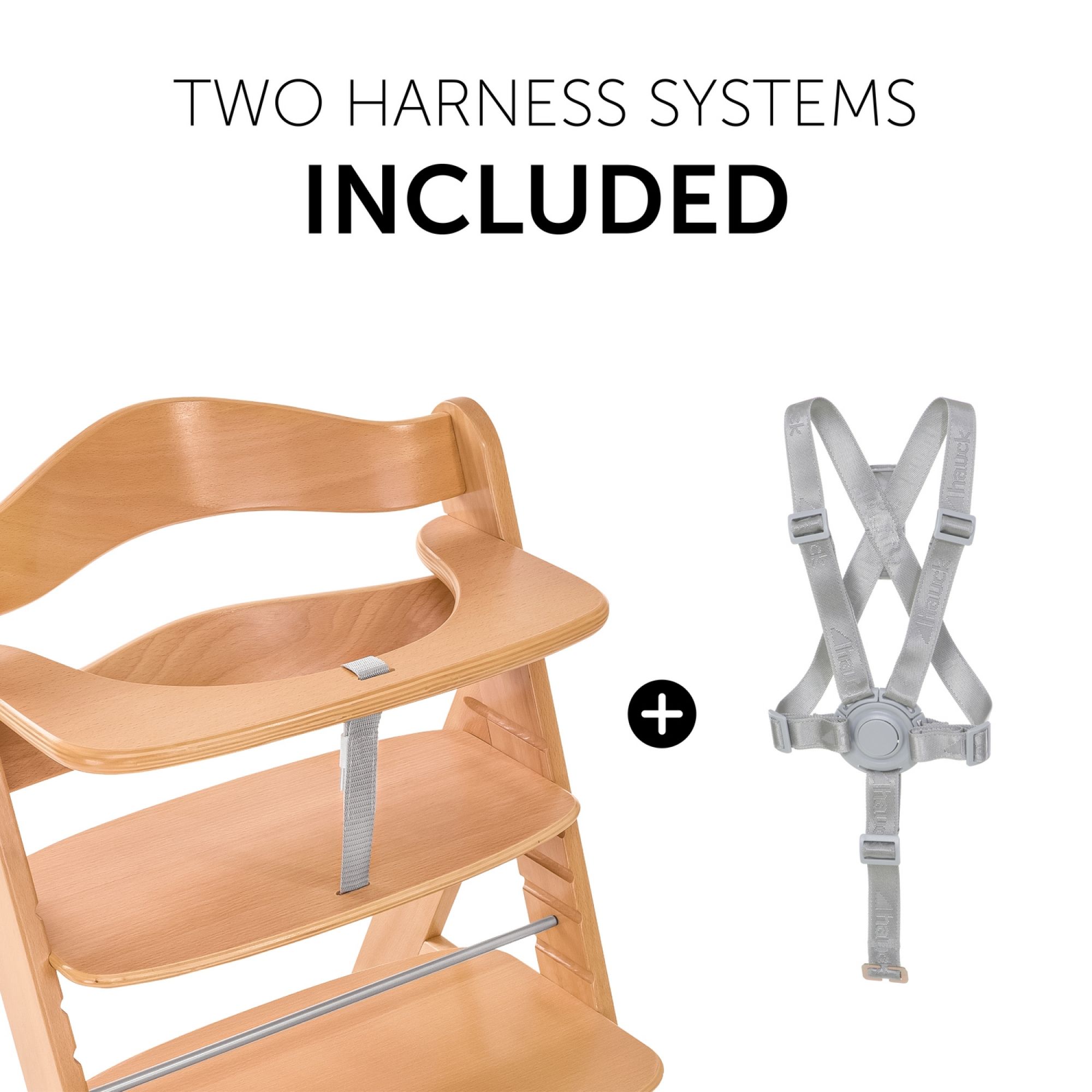 Acheter en ligne Chaise haute d'escalier HAUCK Alpha+ Natural à bons prix  et en toute sécurité 