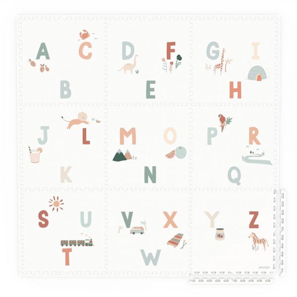 Tapis de jeu / boîte de rangement  2 en 1 Eevaa Alphabet