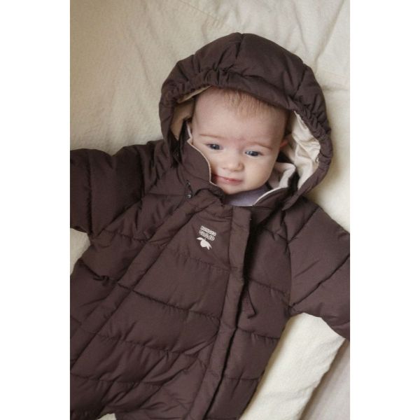 Combinaison hiver bébé Chocolat 3 mois