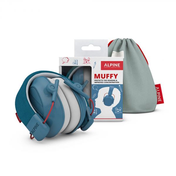 Casque anti bruit enfant Muffy Bleu