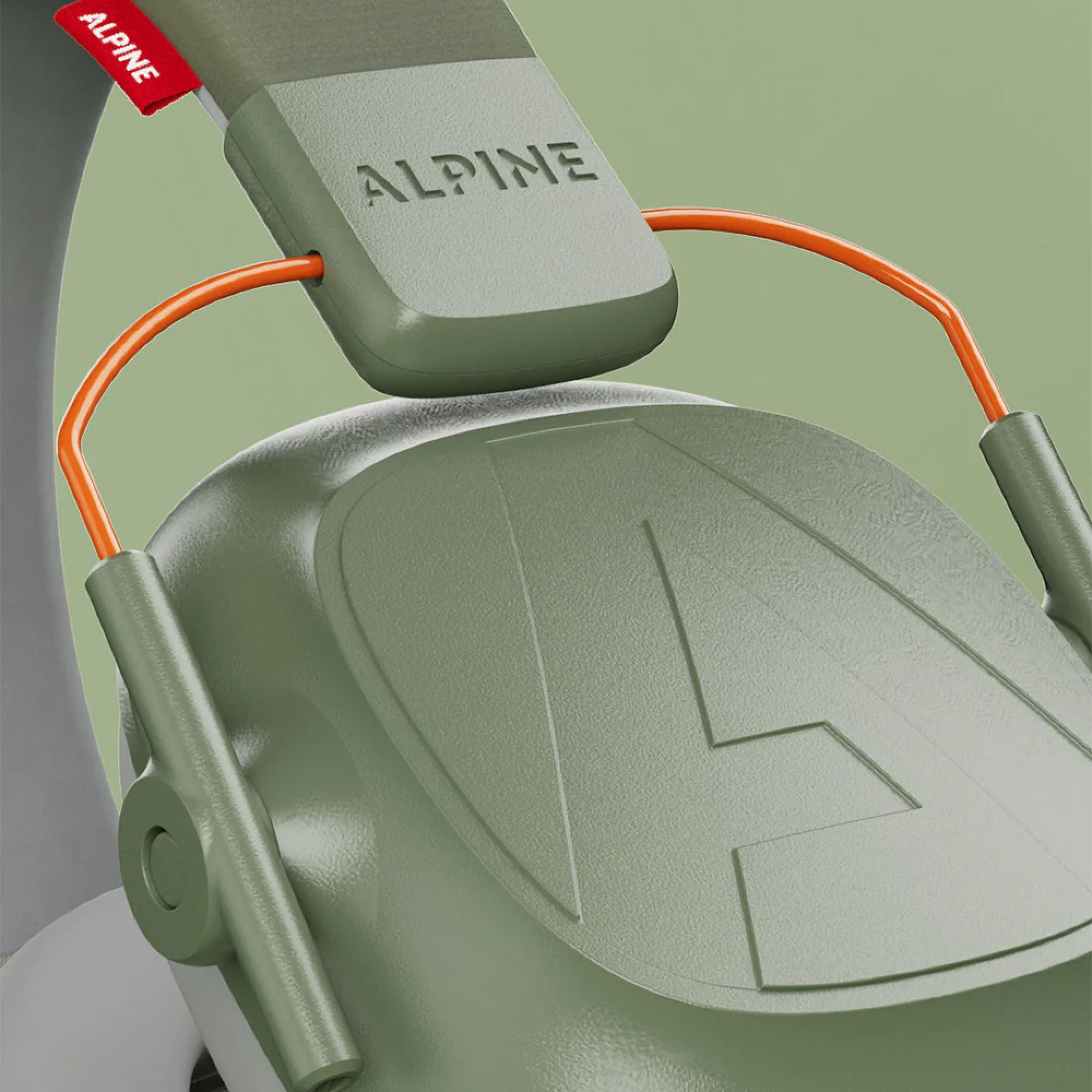 Casque anti-bruit Muffy Baby Vert Olive de Alpine, Sécurité domestique :  Aubert