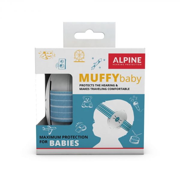 Casque anti bruit bébé Muffy Baby Bleu