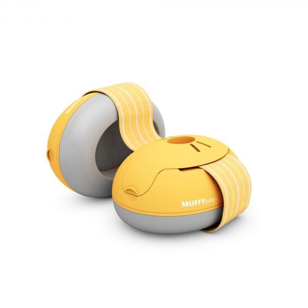 Casque anti bruit bébé Muffy Baby Jaune