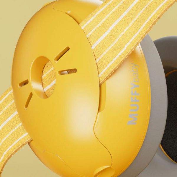 Casque anti bruit bébé Muffy Baby Jaune