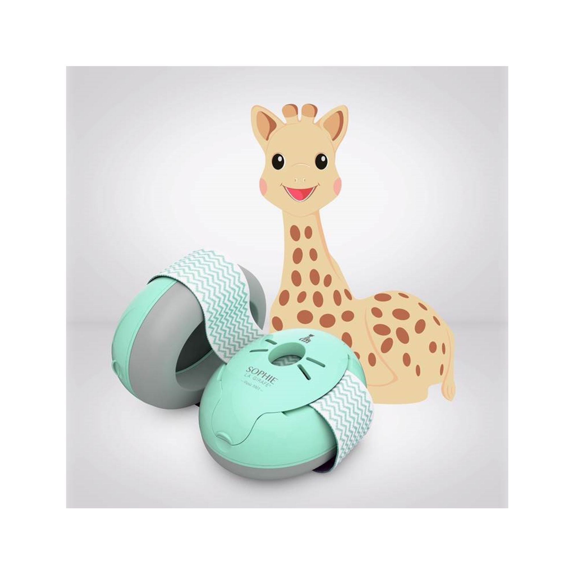 Casque anti bruit bébé Muffy Baby Sophie la girafe - Made in Bébé