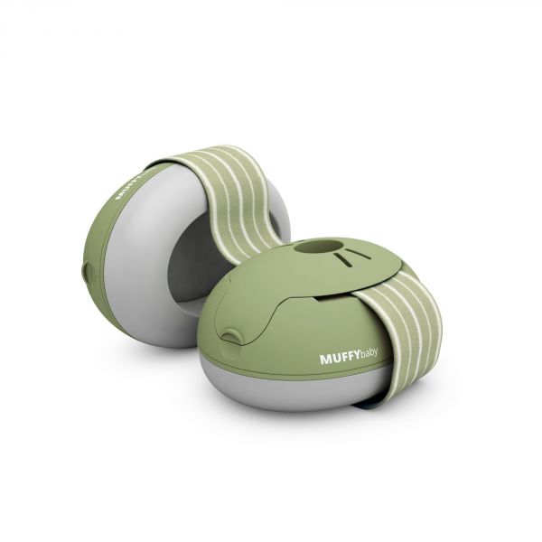 Casque anti bruit bébé Muffy Baby Vert olive