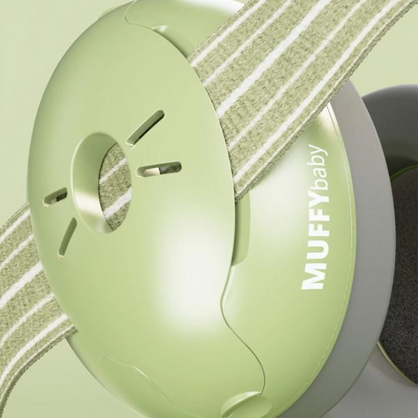 Casque anti bruit bébé Muffy Baby Vert olive