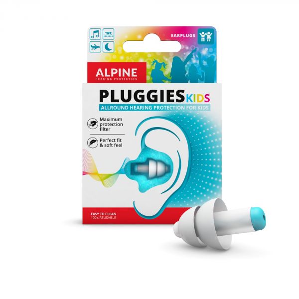 Bouchons d'oreilles enfant Pluggies Kids
