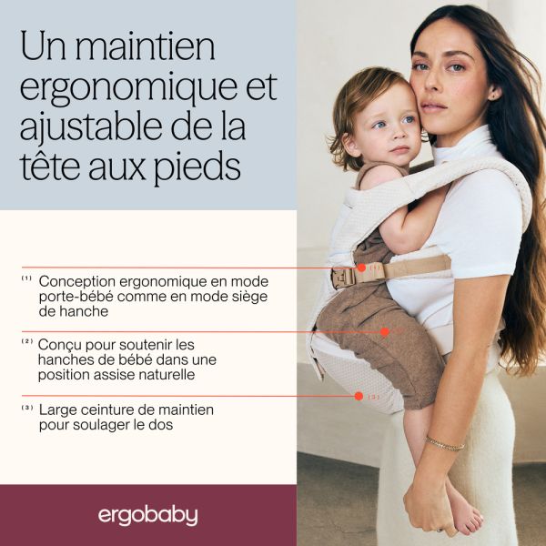 Porte bébé Alta Hip Seat Black onyx