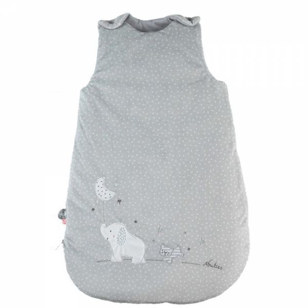 Gigoteuse hiver 0-6 mois Veloudoux Anna & Milo gris