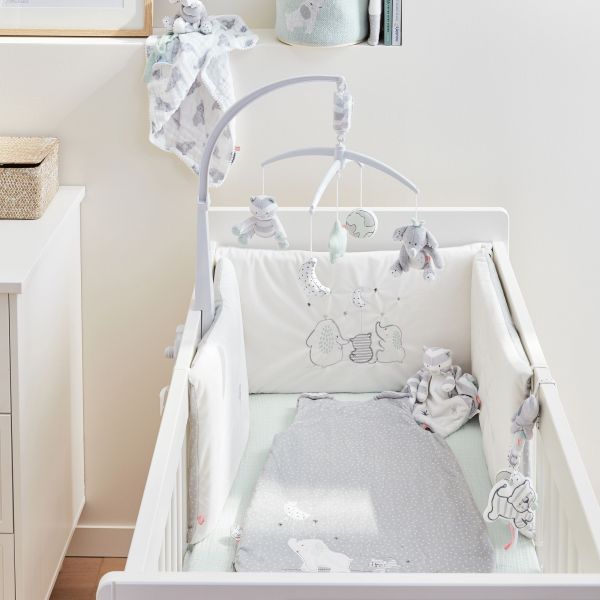 Gigoteuse hiver 0-6 mois Veloudoux Anna & Milo gris