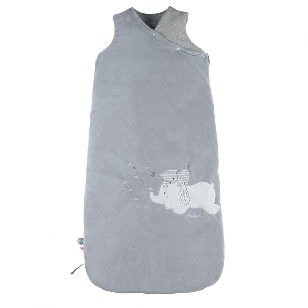 Gigoteuse hiver 6-36 mois Veloudoux Anna & Milo Gris
