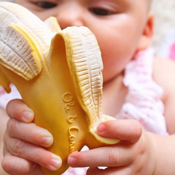 Anneau de dentition Jouet de bain Banane Ana