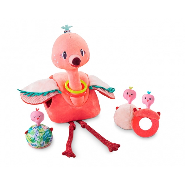 Peluche Anaïs et ses bébés