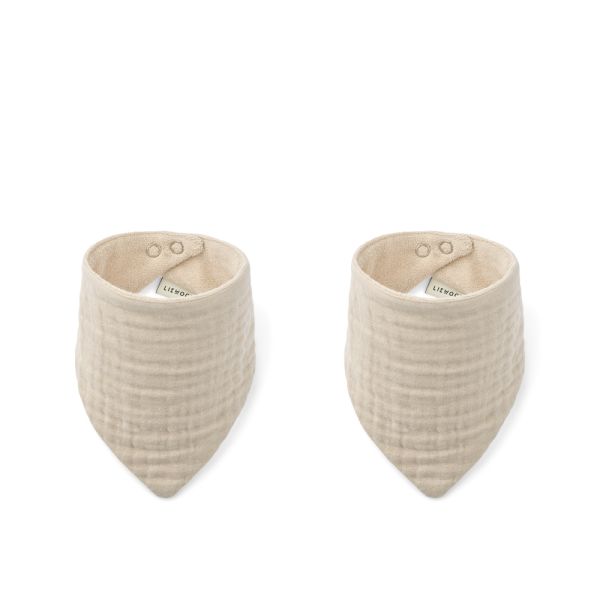 Lot de 2 bavoirs Andrea Sandy