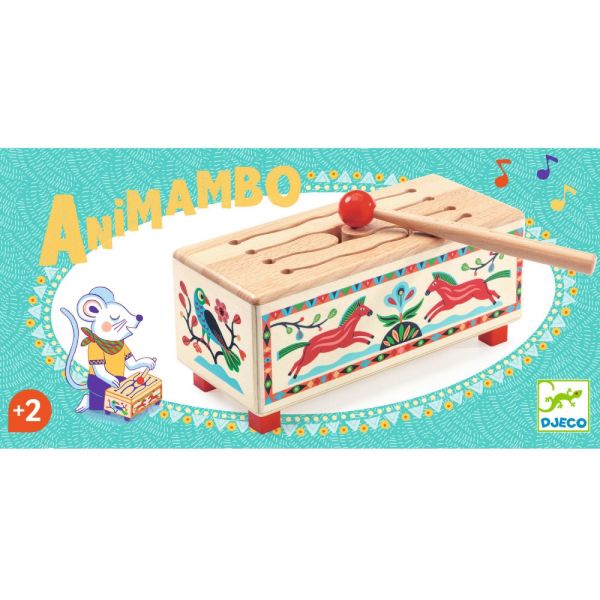 Wooden drum enfant Animambo