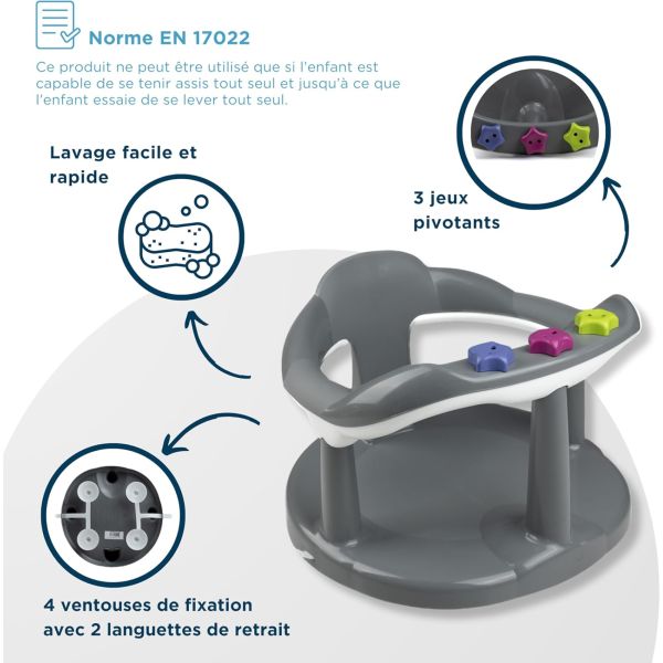 Anneau de bain Aquababy Gris