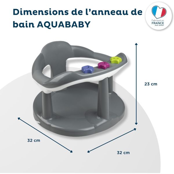 Anneau de bain Aquababy Gris