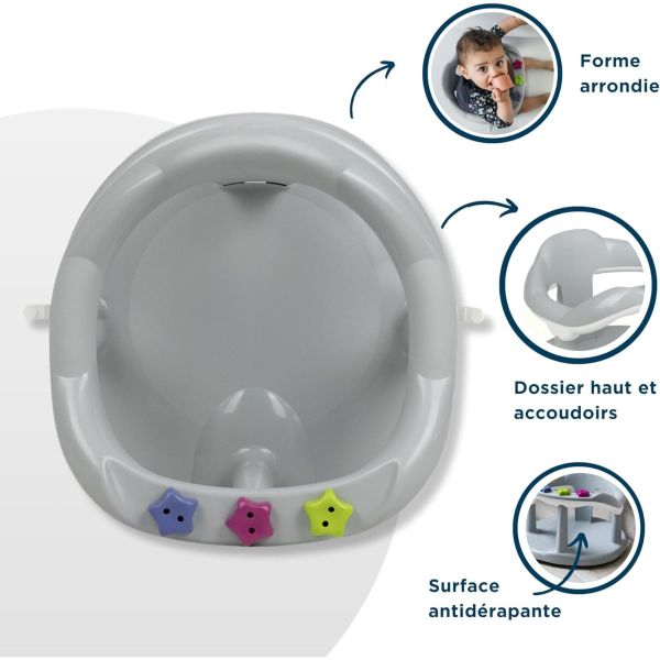 Anneau de bain Aquababy Gris velours