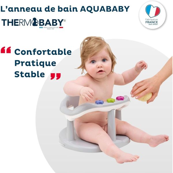 Anneau de bain Aquababy Gris velours