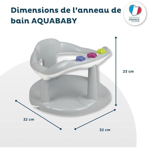 Anneau de bain Aquababy Gris velours