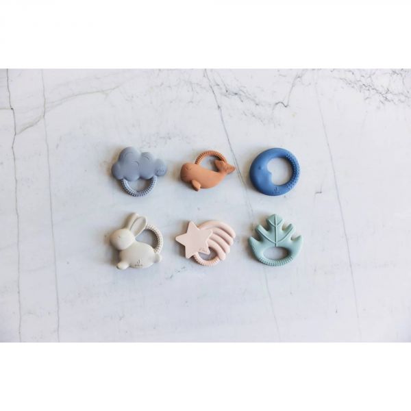 Anneau de dentition caoutchouc Lune