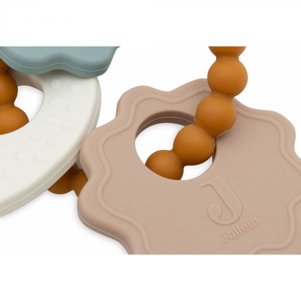 Anneau de dentition porte-clé silicone Lovely Birds