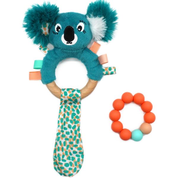 Anneau de dentition silicone et bois Berlingos le koala