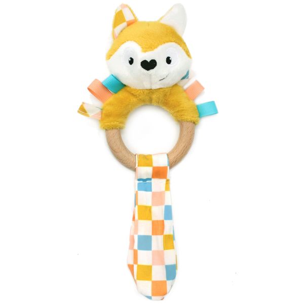 Anneau de dentition silicone et bois Cyranos le Renard