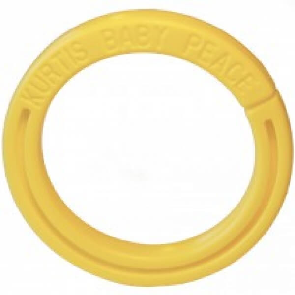 Anneau pour protection poussette Jaune