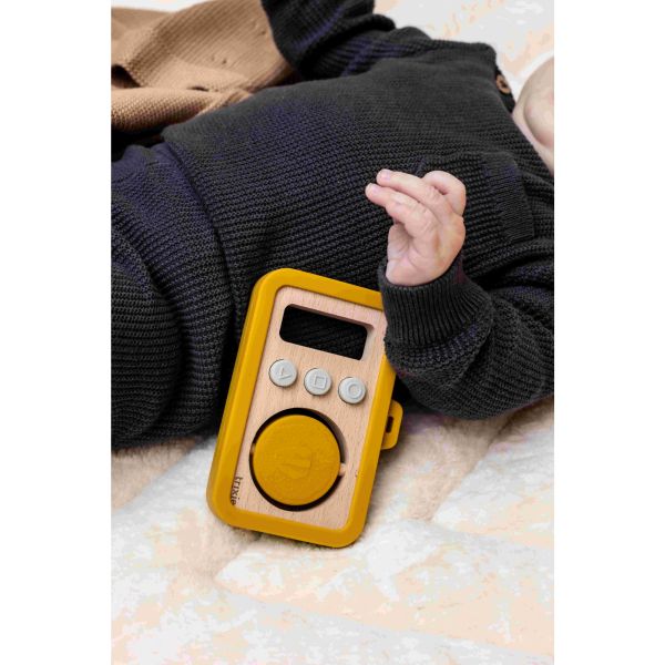 Appareil photo bébé en silicone et bois - Mr. Lion