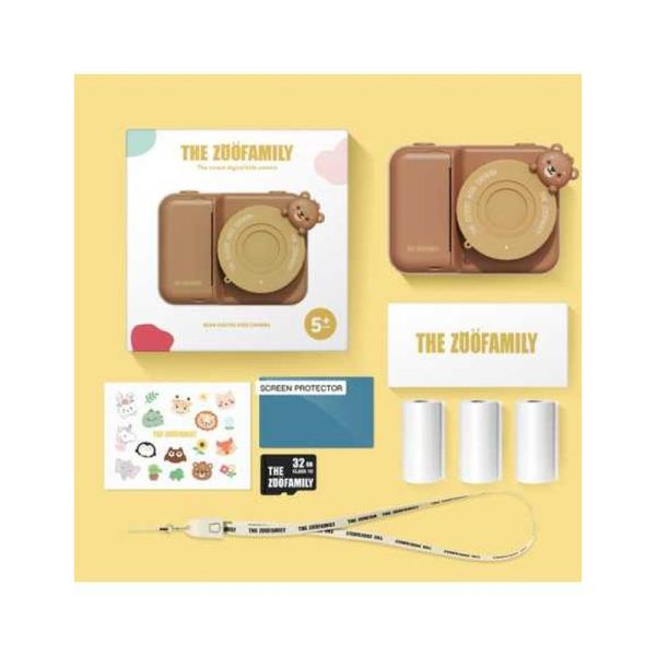 Appareil photo instantané Zoo Print Ours