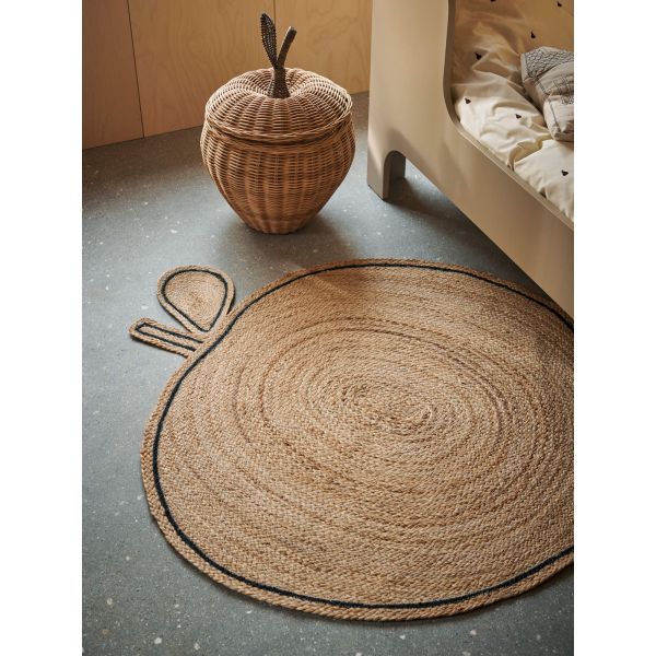 Tapis - Apple Braided Jute Rug - Natural