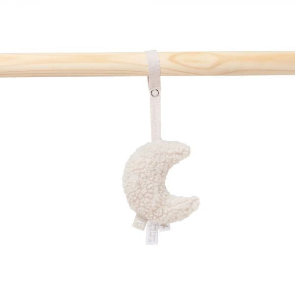 Arche d'éveil en bois avec 4 peluches Moon Nougat