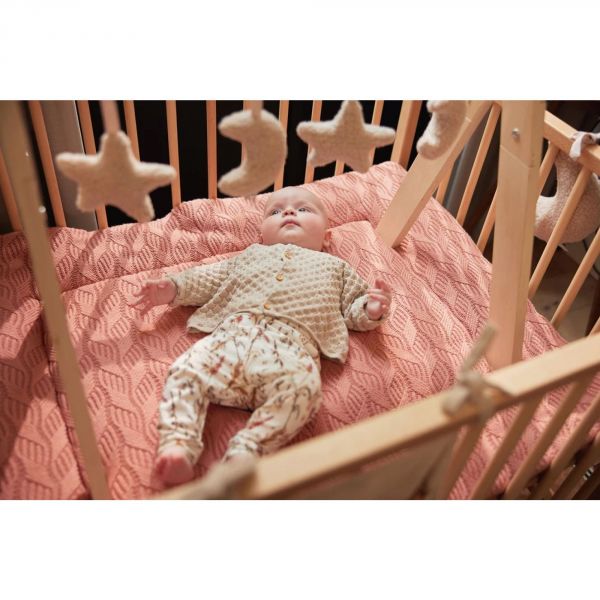 Arche d'éveil en bois avec 4 peluches Moon Nougat