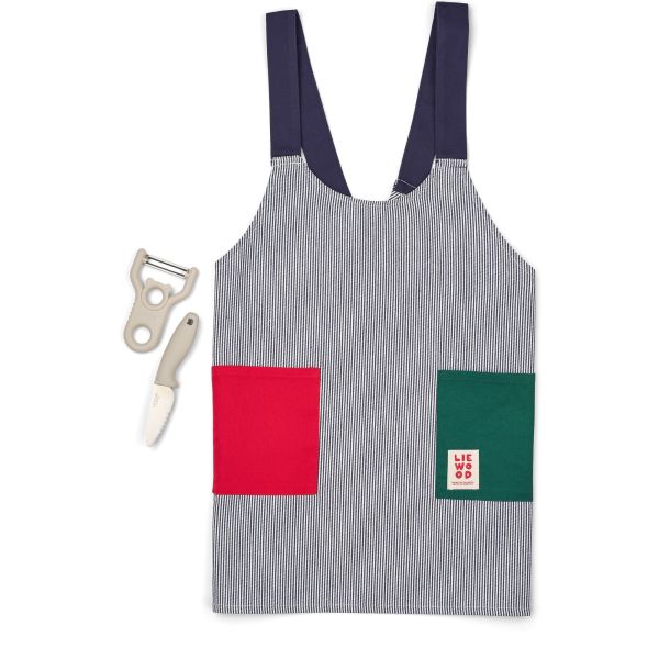 Kit de cuisine enfant Arda Chef 3 pièces Classic Navy Multi Mix