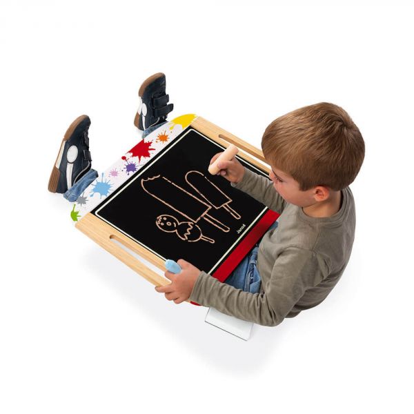 Ardoise de table Splash en bois