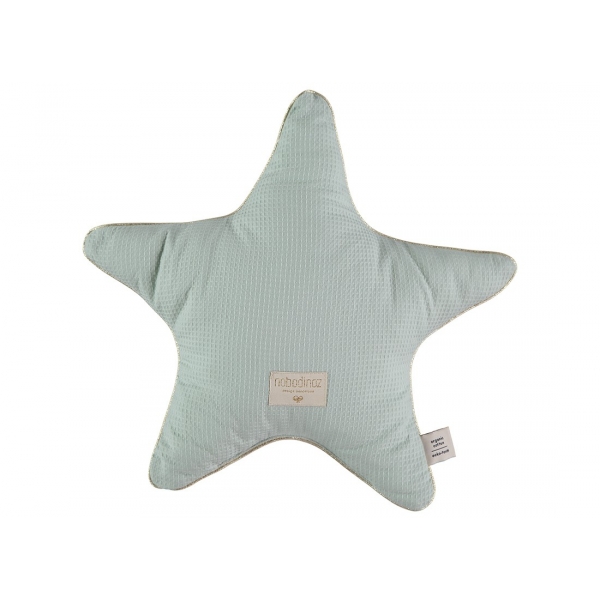 Nobodinoz Coussin Etoile Aristote Aqua Made In Bebe Nobodinoz Coussin Etoile Aristote Aqua Made In Bebe