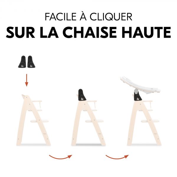 Adaptateur pour chaise haute Arketa noir