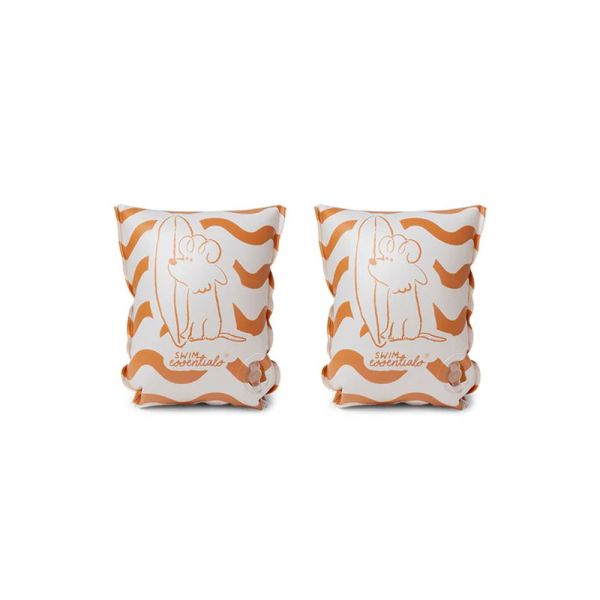 Brassards piscine enfant 2-6 ans - Surfeur orange
