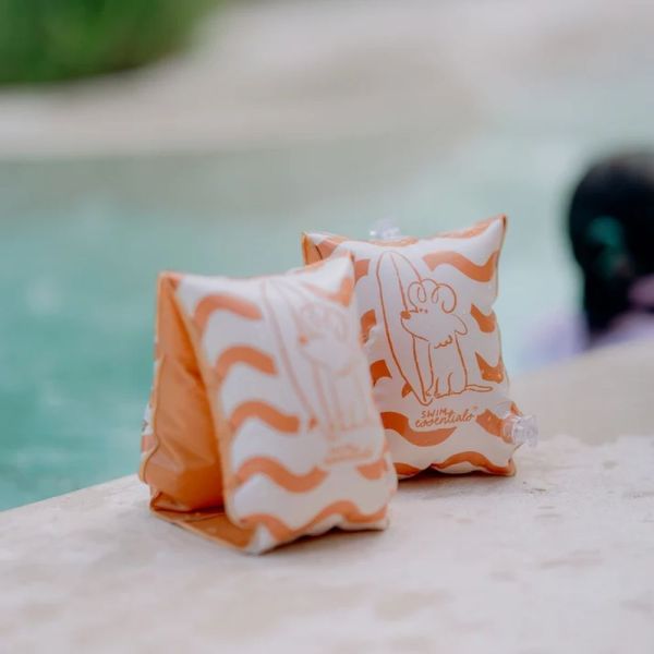 Brassards piscine enfant 2-6 ans - Surfeur orange